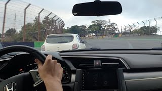 Civic G10 20 Sport Manual VS Sandero RS  Interlagos  Trackday Crazy For Auto [upl. by Merv201]