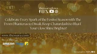 Golden Glow  Diwali  Ssara  Lights and Glow  Best wishes diwali wishes glowingskin lakshmi [upl. by Durant]