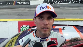 Denny Hamlin Eliminated From Playoffs quotTheres Nothing Else I Coulda Donequot [upl. by Enidlarej]