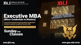 Executive MBA by JBLI amp Girne American University where practical learning meets global recognition [upl. by Corron566]