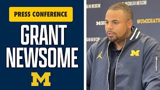 Grant Newsome On Michigan Performance vs MSU Lineman Who Played Best Game And More GoBlue [upl. by Kyred]