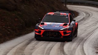 Tests Ott Tanak  Rallye Monte Carlo 2020  Icy road HD [upl. by Nuajed]