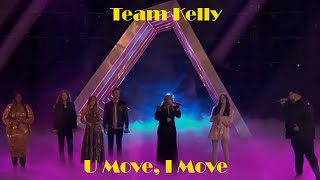 Kelly Clarkson and team perform U move I Move [upl. by Ymassej602]