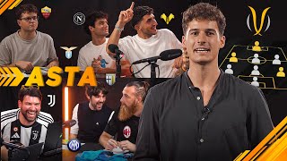 YOUTUBER LEAGUE 2425 🏆 TUTTA L’ASTA COSTRUIAMO LE ROSE ⚽️ [upl. by Ellerad935]