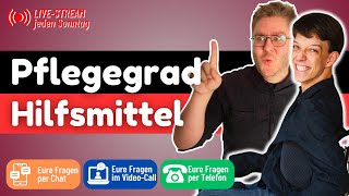 🔴 LIVE Beratung über Pflegegrad und Hilfsmittel vom Sozialrat Deutschland [upl. by Jammal]