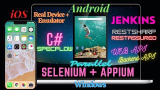 Selenium WebDriver parallel automation framework  Part 3 C  SpecFlow  RestAssured  Jenkins [upl. by Moria77]