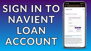 Navient Student Loan Account Log In How to Sign In to Your Navient Student Loan Account [upl. by Judenberg522]