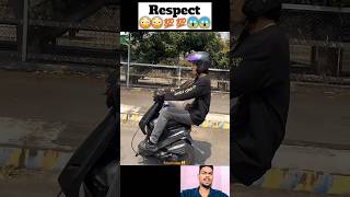 See driving a onewheeled scooty 😱😱😱 unbelievable respect [upl. by Colly968]