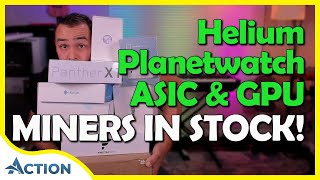 Where to buy a Helium Hotspot Planetwatch Sensor ASIC miner and more In Stock Crypto Miners [upl. by Mattias]