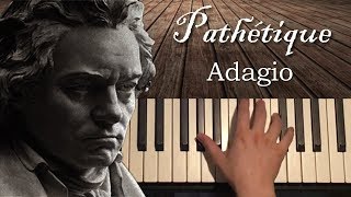 Beethoven  Pathétique Sonata  2nd Movement Piano Tutorial Lesson [upl. by Lavud]