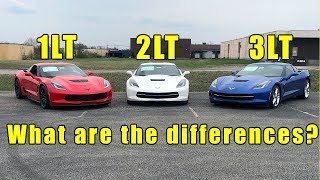 What are the differences 2019 Chevy corvette Trim levels explained Stingray Z51 Grand Sport Z06 [upl. by Hnah]