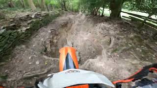 Heartbreak Hill September 23  North Wales enduro  GreenLaning Ktm EXC [upl. by Noiro]