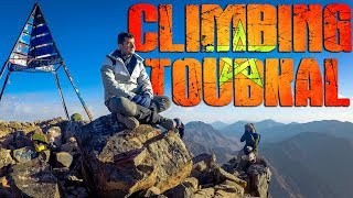 Exploring Morocco  Climbing Mount Toubkal Atlas Mountains [upl. by Lerad190]