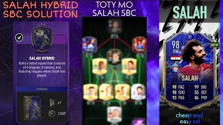 SALAH HYBRID SBC SOLUTION Easiest Way Possible  TOTY Salah Sbc Solution  Madfut 22 [upl. by Avenej]