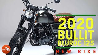 NEW Bullit Bluroc 125 Retro Scrambler Discover the new 2020 Bluroc 125 [upl. by Blank465]