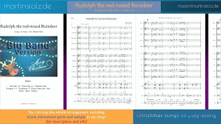 Play quotRudolph the rednosed Reindeerquot arranged for Big Band [upl. by Ardnahsal]