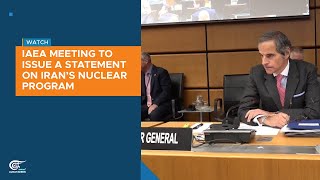 IAEA meeting to issue a statement on Iran’s nuclear program [upl. by Trisa]