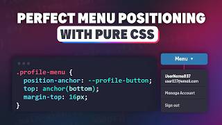 CSS Popover  Anchor Positioning is Magical [upl. by Adnohryt228]