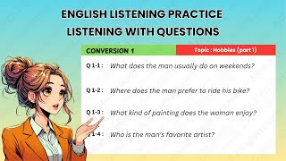 Practice English Listening with Questions  Improve your English Listening Skills  Part3  Hobbies [upl. by Ahseiyk]