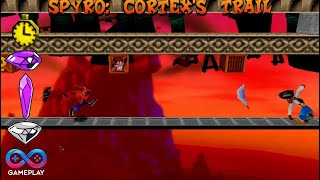 Crash Bandicoot Back in Time  Spyro Cortexs Trail Custom Lvl by Me [upl. by Tneicniv]