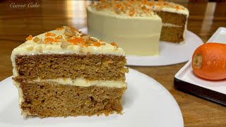 Carrot Cake with Cream Cheese Frosting Recipe [upl. by Metzgar884]