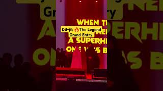 Diljit 🔥 The legend Grand entry 🇮🇳 diljitdosanjh concert shorts shortsfeed trending viral [upl. by Robbins41]