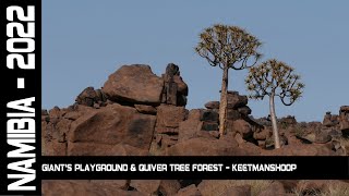 Giants Playground amp Quiver Tree Forest Namibia 2022 [upl. by Kuo]