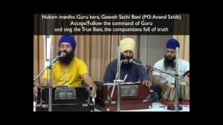 Japji Sahib English Katha1st Pauri Hukam True Bani [upl. by Dorsy]