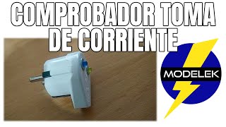 COMPROBADOR PARA TOMA DE CORRIENTE [upl. by Anitsua]