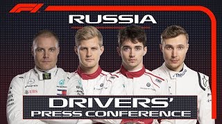 2018 Russian Grand Prix Press Conference Highlights [upl. by Sender132]