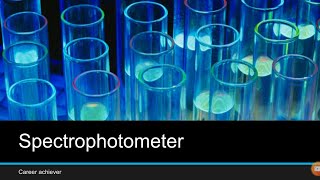 Spectrophotometer principle intrumentation working types amp application [upl. by Noellyn]