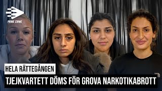 TJEJKVARTETT DÖMF FÖR GROVA NARKOTIKABROTT  HELA RÄTTEGÅNGEN [upl. by Ayotaj]