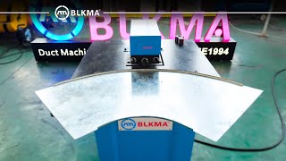 BLKMA Duct elbow flange lockformer  Pittsburgh Lockformer Elbow Flange Machine Duct Radius Elbow [upl. by Mafalda]