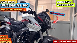 2024 Bajaj Pulsar NS 160 Detailed Review  NS 160 Onroad PriceMileage And Features bajaj ns160 [upl. by Korey]