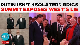 BRICS Summit 2024 LIVE  Putin Plays Host To Top Global Leaders Busts West’s ‘Russia Isolated’ Lie [upl. by Annoda]