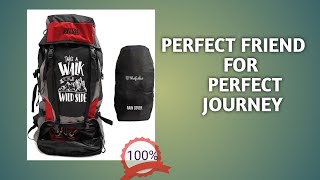 Travel Backpack Get UnBarred Adventure Stylish Water Resistance Rucksack65L [upl. by Eveineg]