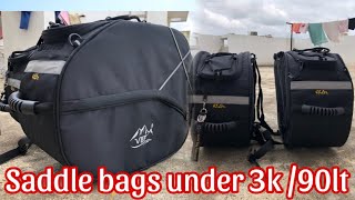 Finally saddle bags received  cheapest saddle bags best saddle bag  budget friendly saddle bags [upl. by Juni]