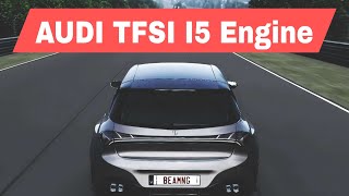 TFSI 25 I5 Audi Engine  DSG Sounds and EESTS  Release SHOWCASE  BeamNgdrive [upl. by Catt370]