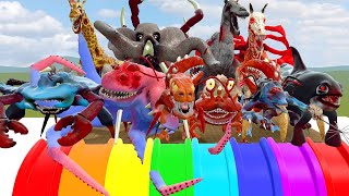 Long Slide Game With All New Zoochosis Mutants  in Garrys Mod [upl. by Uyerta948]