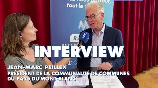 Interview Forum de lEmploi  JeanMarc Peillex  Président de la CCPMB [upl. by Osner]