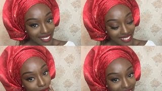 Easy Tutorial  How To Tie Your Own Sego Headtie Gele With Perfect Pleats [upl. by Andel573]