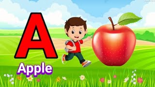 a for apple अ से अनार abcd phonics song a for apple b for ball C for cat abcd song abcd [upl. by Enia]