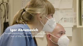 Dr Igor Abramovich talks about being an Anaesthesiologist Trainee [upl. by Yrollam]