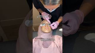 Lash tint and lift ​lashliftandtint nomakeupmakeup hijabi beautytips muslimwomen latina [upl. by Noicnecsa]