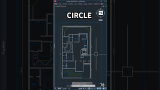 AutoCAD CIRCLE autocad sketchuphindishort shorts [upl. by Nwahsar]