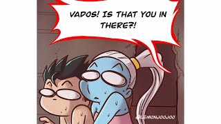 Cabba X Vados Bath Time  DBZ Comic Dub Alt Ending [upl. by Eelarac]