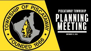 Piscataway Planning Board Meeting November 13 2024 [upl. by Dino424]