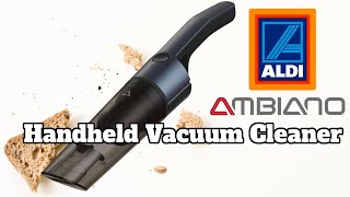 Aldi Handheld Vacuum Cleaner  Swept me off my feet [upl. by Feer470]