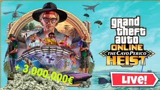 GTA5 Finiamo tutto cayo perico e guadagnamo 3000000€ [upl. by Urson]