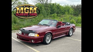 1988 Ford Mustang Foxbody Convertible FOR SALE  CALL [upl. by Azral]